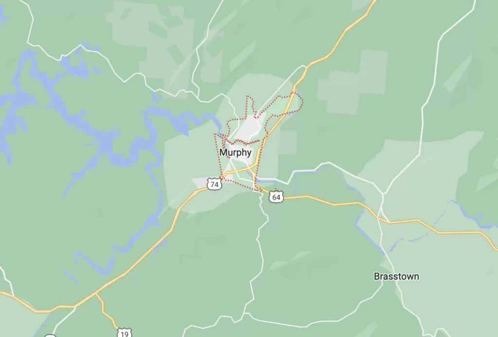 Murphy NC Map