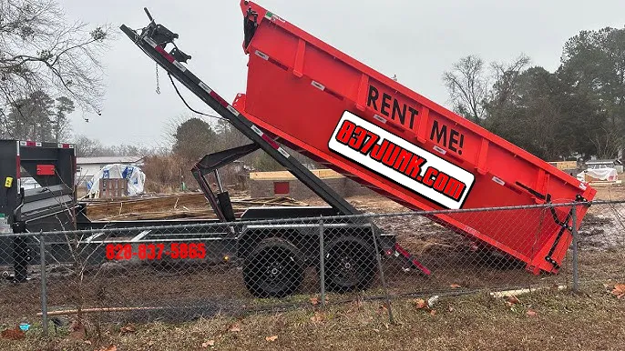 15 yard dumpster near customer home copy