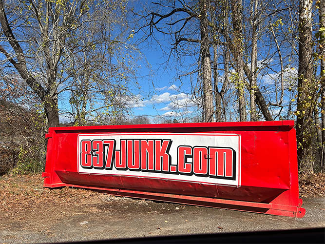 30-yard roll-off dumpster