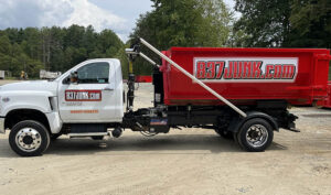 837JUNK.com Dumpster Rental on A Truck